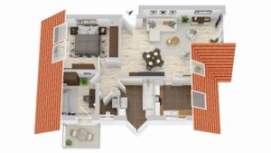 Für Eigennutzer: Gut geschnittene Dachwohnung zum attraktiven Preis in ruhiger Lage!