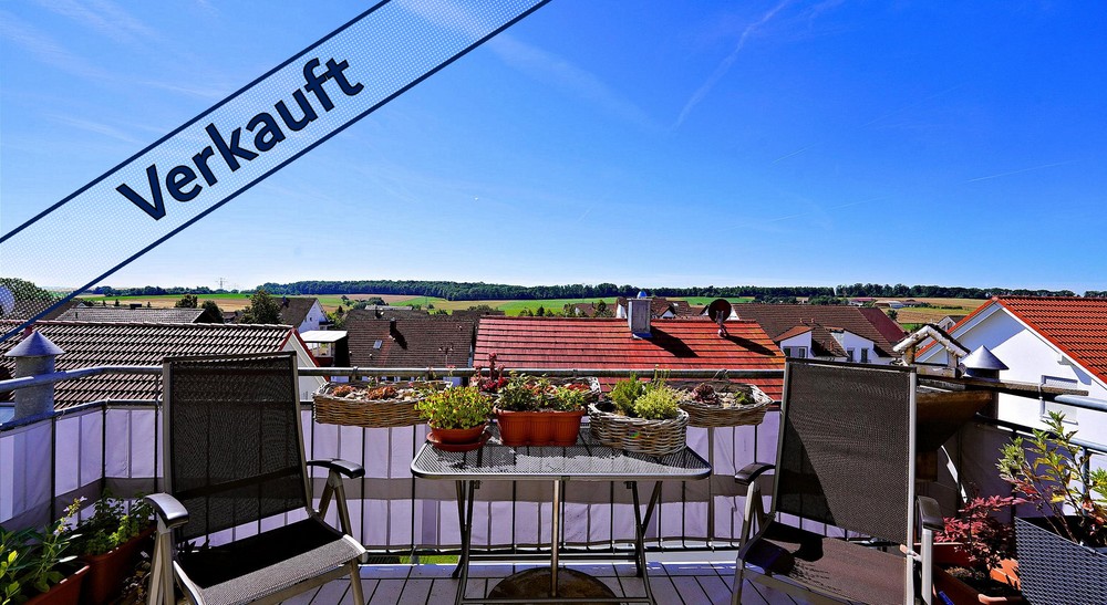 Traumhafter Blick vom Balkon!